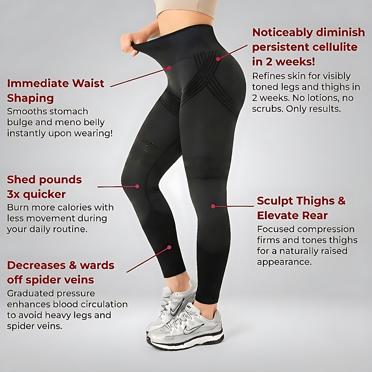 3D Sculpt Compression Leggings